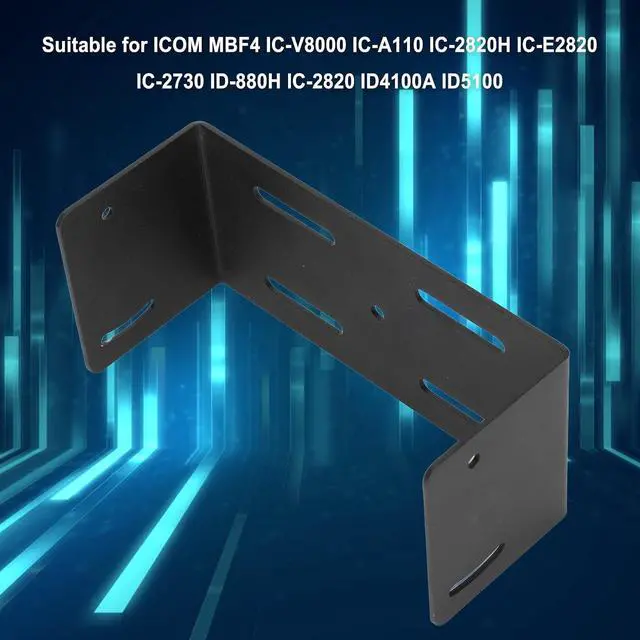 Alt view image 2 of 7 - Universal Metal Radio Mounting Bracket for MBF4 IC-2730 ID-4100 with Easy Installation