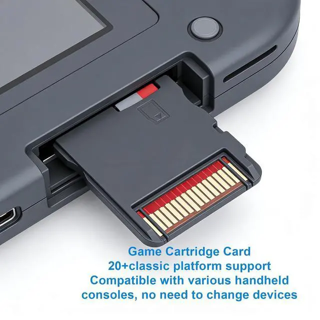 Alt view image 5 of 7 - Game Card, Built in 7800 Games Compatible with Multiple Consoles, with Chinese Interface and Quick Save, for 3DS 2DS GBA GBC FC MD GB