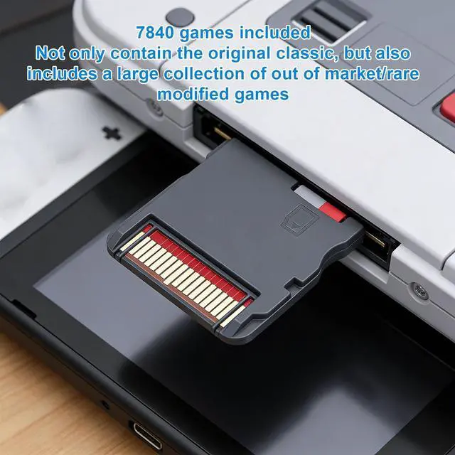 Alt view image 4 of 7 - Game Card, Built in 7800 Games Compatible with Multiple Consoles, with Chinese Interface and Quick Save, for 3DS 2DS GBA GBC FC MD GB