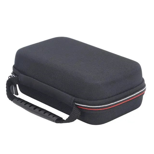 Alt view image 5 of 7 - Black Transport Nylon for 3DS 2DS XL, Shell Hard Protector of a Portable Game Console with Locations to Store Games
