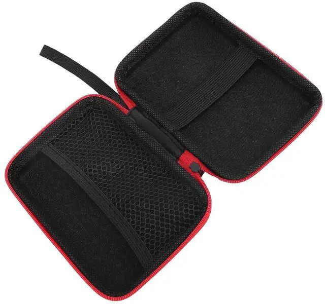 Main image of Sturdy 3.5in Portable Game Console Storage Bag with Soft Lining Mesh Pockets for Miyoo Mini Plus Gaming Console, Protective Carrying Case
