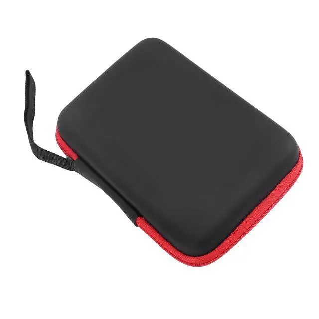 Alt view image 3 of 7 - Sturdy 3.5in Portable Game Console Storage Bag with Soft Lining Mesh Pockets for Miyoo Mini Plus Gaming Console, Protective Carrying Case