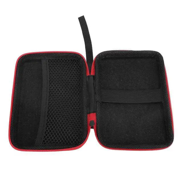 Alt view image 5 of 7 - Sturdy 3.5in Portable Game Console Storage Bag with Soft Lining Mesh Pockets for Miyoo Mini Plus Gaming Console, Protective Carrying Case