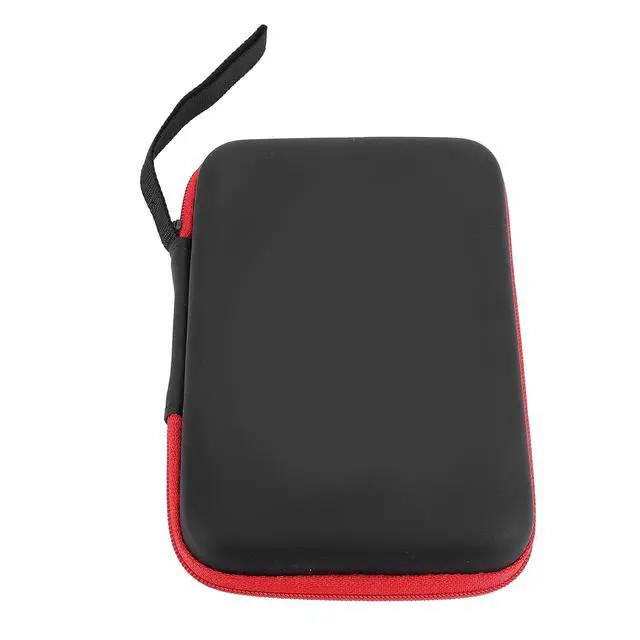 Alt view image 6 of 7 - Sturdy 3.5in Portable Game Console Storage Bag with Soft Lining Mesh Pockets for Miyoo Mini Plus Gaming Console, Protective Carrying Case