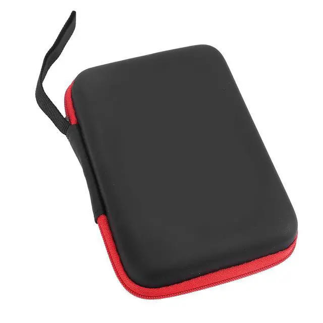 Alt view image 7 of 7 - Sturdy 3.5in Portable Game Console Storage Bag with Soft Lining Mesh Pockets for Miyoo Mini Plus Gaming Console, Protective Carrying Case