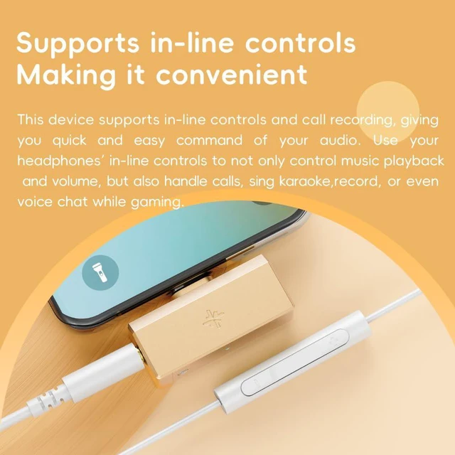 Alt view image 7 of 7 - /Snowsky Tiny Portable DAC & Headphone Amplifier, Hi-Res USB DAC, PEQ Precision Tuning, PCM 384kHz/DSD256 Decoding, Android App/Web Control, 3.5mm + 4.4mm Dual Outputs(Tiny B Black)