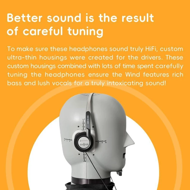 Alt view image 6 of 7 - Snowsky Wind 3.5mm ON-Ear Headphones for Recording Gaming with Microphone, 40mm Diaphragms Driver,HiFi Sound (Gold)