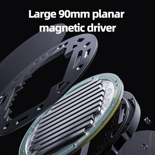 Alt view image 4 of 7 - FT5 90mm Open Planar Magnetic Headphones