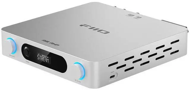 Main image of AIRAMP All-in-One Desktop Amplifier, ES9020Q DAC, XMOS XU316, 120W×2 Class D Power Amp, Bluetooth 5.0, USB Optical Coaxial Input, Subwoofer Output