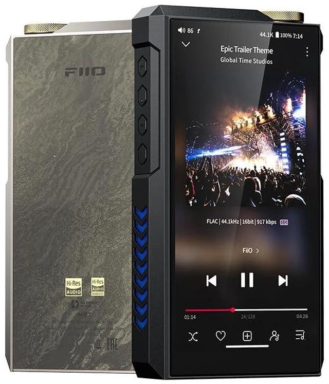 Main image of M27 Android HiFi Music Player, Dual ES9039SPRO DACs, 8GB+256GB with Dual microSD, 5000mW Balanced Amp, 3.5/4.4/6.35mm Outputs, LDAC/aptX Lossless, 31-Band PEQ(Aluminum Alloy Edition)