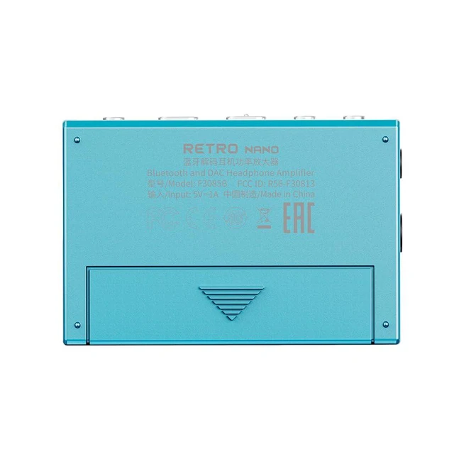 Alt view image 2 of 7 - /Snowsky Retro Nano Bluetooth USB DAC AMP with LDAC, aptX Adaptive, aptX LL (3.5mm Unbalanced & 4.4mm Balanced Output) (Blue)