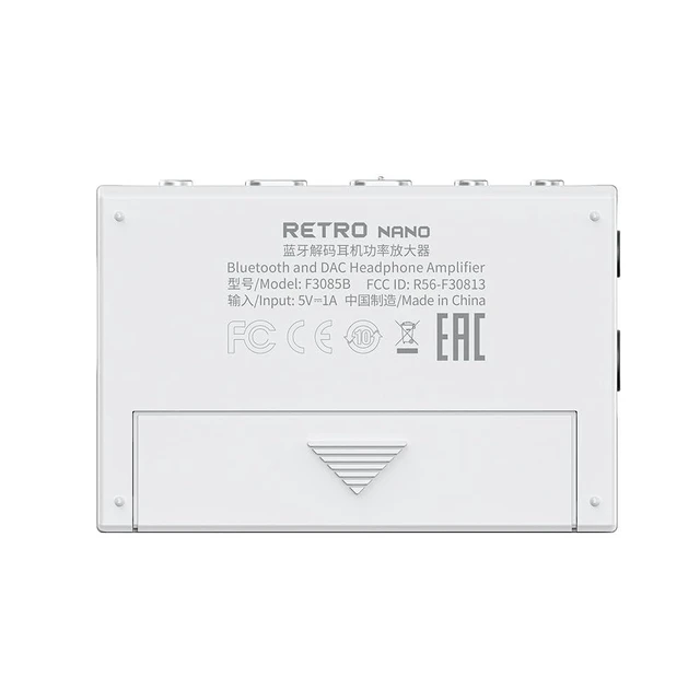 Alt view image 2 of 7 - /Snowsky Retro Nano Bluetooth USB DAC AMP with LDAC, aptX Adaptive, aptX LL (3.5mm Unbalanced & 4.4mm Balanced Output) (White)