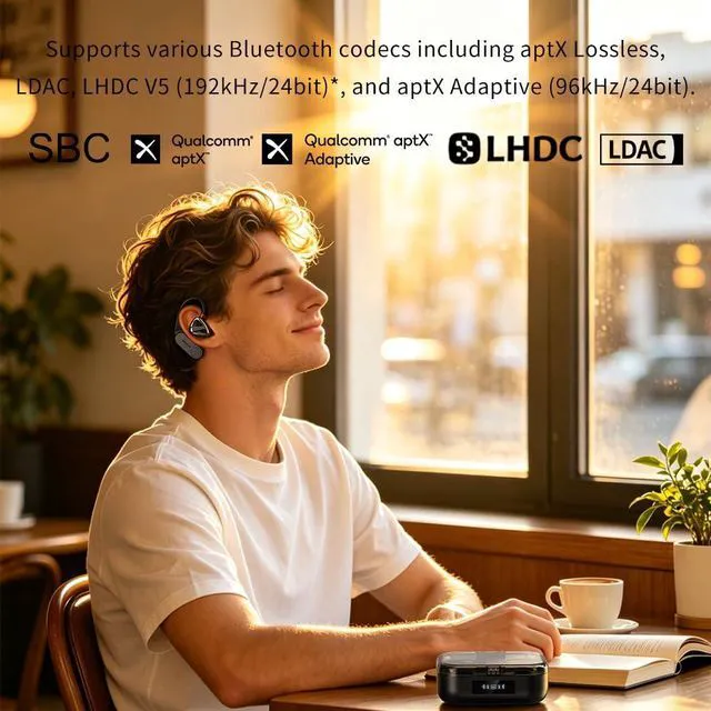 Alt view image 6 of 7 - Link TWS(UTWS17) True Wireless Bluetooth Adapter for IEMs, Bluetooth 6.0, Snapdragon Sound, aptX Lossless, LDAC, Dual AK4333 DAC,MMCX & 0.78mm 2-Pin Compatible