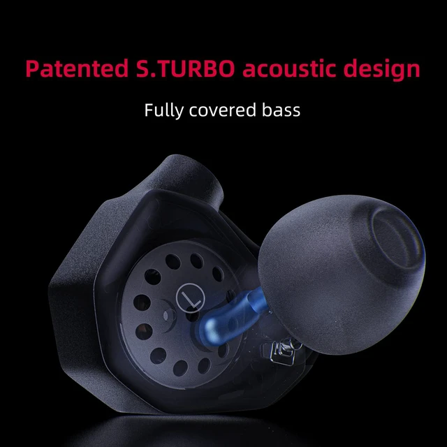 Alt view image 7 of 7 - FH7S in-Ear Earphones High-Performance 1DD+4BA Hybrid Technology IEM Earbuds with 3.5/4.4mm Plug
