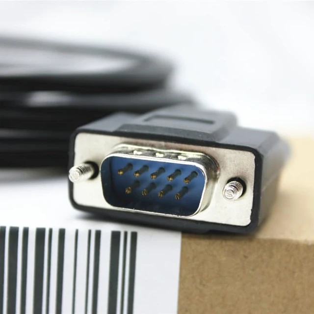 Alt view image 2 of 7 - MD8 8-pin Male to DB9 9-pin Male Cable for Mitsubishi GT11/GT15 Touch Panel with FX3U/FX2N/FX1N Cable GT01-C30R4-8P RS422 Programming Control Cable Data Cable-1.8 Meters