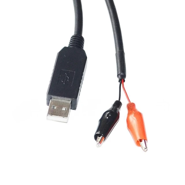 Alt view image 3 of 4 - USB to RS485 Cable with Alligator Clips, 1.8m Programming Cable for Host Computer