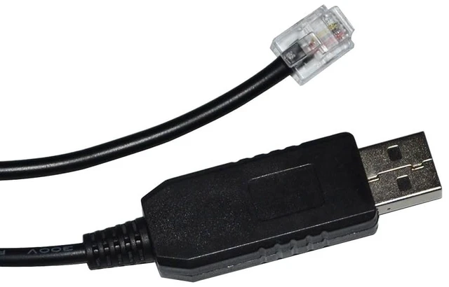 Alt view image 3 of 5 - USB to RJ11 6-Pin Cable for BIXOLON SRP Printer, 1.8m RS232 PC Link Cable