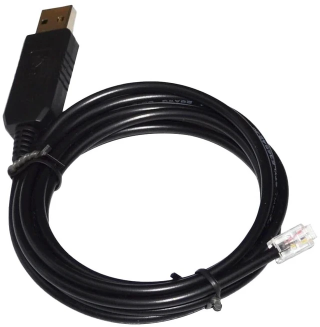 Alt view image 5 of 5 - USB to RJ11 6-Pin Cable for BIXOLON SRP Printer, 1.8m RS232 PC Link Cable