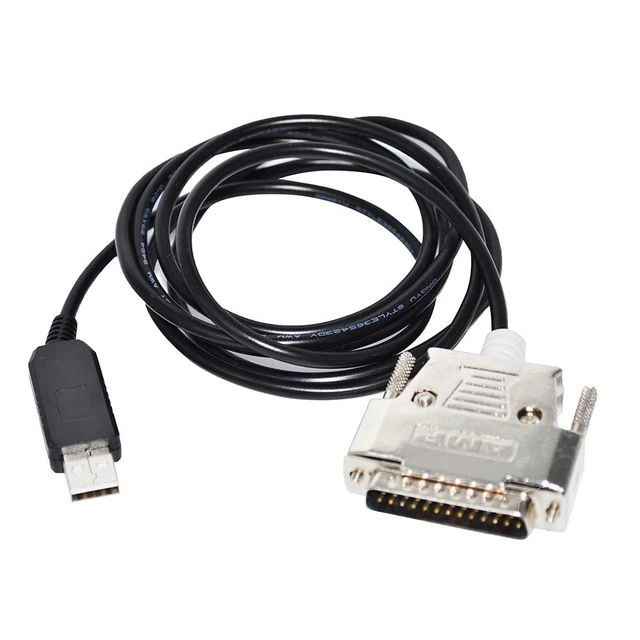 Alt view image 2 of 4 - USB to DB25 Male Cable for KOYO CPU D3-DSCBL-2, 1.8m FT232RL Programming Cable Replacement