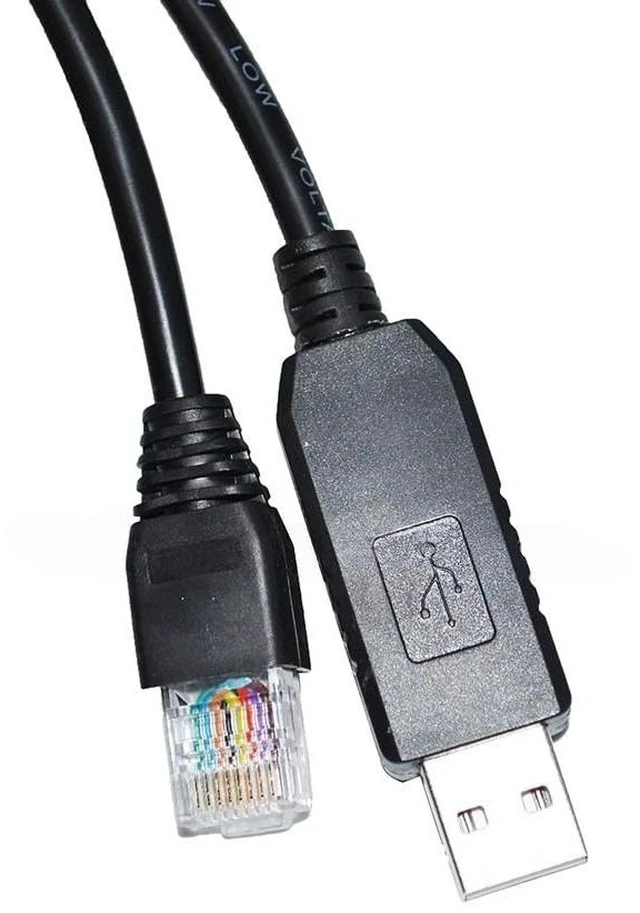 Main image of EQMOD Cable for SKYWATCHER HEQ5/EQ6/AZGTI Mount, 1.8m Motor Hand Control Upgrade Line (USB to RJ45 Adapter for EQ3/5/6/8)