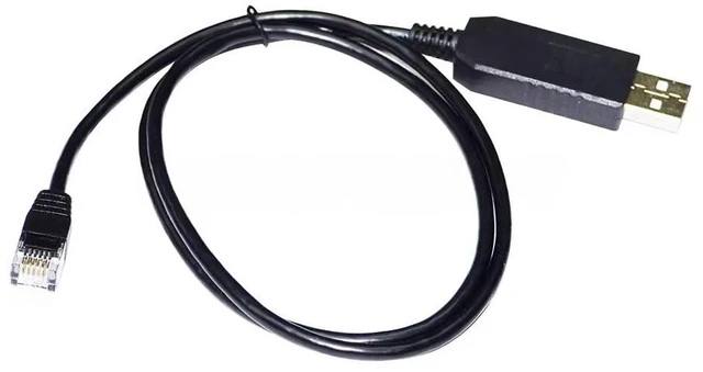 Main image of USB to RJ11 Cable for MOON'S Drives, 1.8m RS232 Serial Debug Communication Line