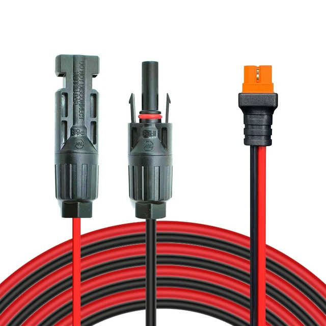 Alt view image 7 of 7 - Solar to XT60i Charge Extension Cable 6FT, Solar Connectors to XT60i Adapter for Portable Power Stations & Solar Generators (12AWG 4.92FT)