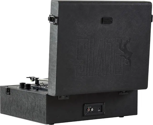 Alt view image 5 of 7 - Elvis Bluetooth Protable Record Player 3-Speed Bluetooth Input and Output Turntable Built-in Speakers with Magnetic Cartridge Auto Off - Elvis Presley '68