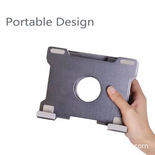 Alt view image 5 of 7 - T27 Portable Folding Aluminum Tablet Stand, Universal Adjustable iPad & Tablet Holder for 6-13 Inch Devices, Lightweight Travel Desktop Stand