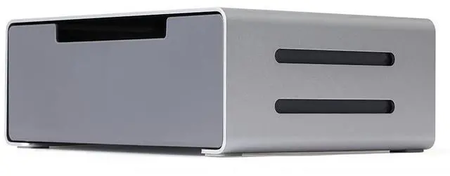 Main image of L26 Aluminum Monitor Stand Riser with Drawer, Adjustable Height Desktop Stand for Monitors & Laptops up to 15.6 Inch, Ergonomic Stand with Storage for Home Office