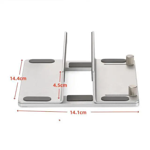 Alt view image 6 of 6 - N39-M4-1 Aluminum Vertical Stand for Mac Mini M1/M2/M4, Space-Saving Desktop Holder with Ventilation Design, Non-Slip Mac Mini Organizer