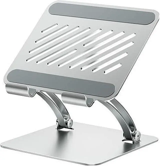 Alt view image 7 of 7 - T84-1 Portable Folding Aluminum Tablet Stand, Gaming Desktop Holder for 4-16.5 Inch Tablets & Phones, Adjustable Angle Game Support Stand, Silver