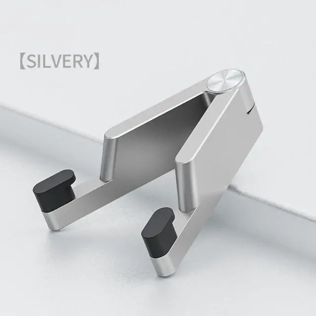 Alt view image 7 of 7 - T87 Adjustable Foldable Aluminum Tablet & Phone Stand - Black