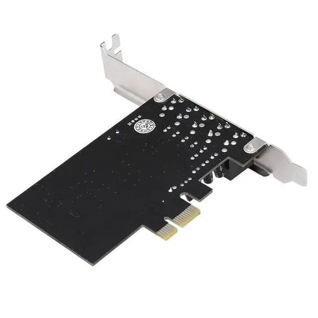 Alt view image 6 of 7 - PCIe Sound Card 5.1 Surround Internal Desktop PC Audio Card, PCI Express 8738 Chipset 6 Channel Stereo Sound Card with Color Coded Ports for Gaming Music Movies Windows 10 Compatible