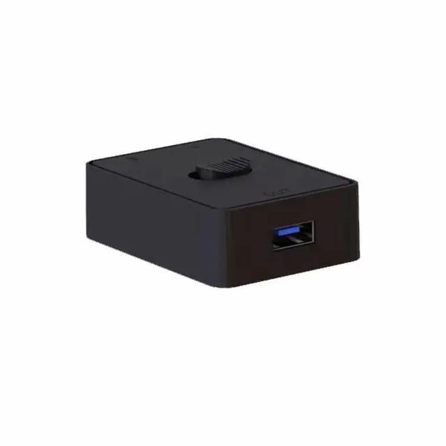 Alt view image 2 of 7 - USB 3.0 Sharing Switch 2 in 1 Out or 1 in 2 Out Manual Selector, Unpowered USB Device Switcher for Printer Scanner Keyboard Mouse Compatible with Windows Mac Linux Plug and Play Push Button Toggle