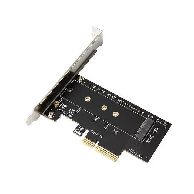 Alt view image 4 of 7 - NVMe M.2 to PCIe 3.0 x4 Adapter Card M Key SSD Converter, PCI Express Expansion Card for M.2 NVMe SSD Desktop PC Workstation Server Does Not Support SATA NGFF
