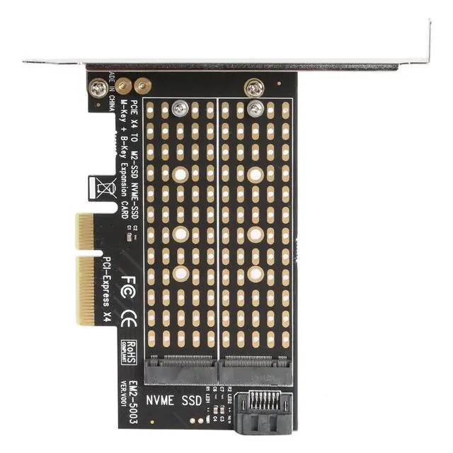 Alt view image 4 of 7 - NVMe to PCIe 4.0 Adapter Card M.2 NVMe SSD to PCI-E 4.0 x4 Expansion Card, Desktop Solid State Drive Converter, Supports 2230/2242/2260/2280 NVMe Drives
