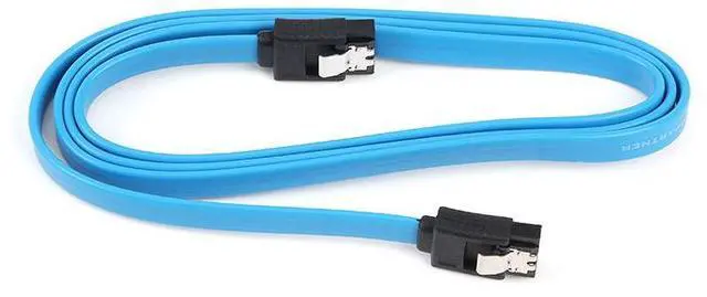 Main image of High-Speed SATA 3.0 Data Cable SATA III HDD/ODD Serial Cable, Dual-Head with Latching Clips, Straight Connector, 6Gbps for Hard Drive / Optical Drive Connection - 1m