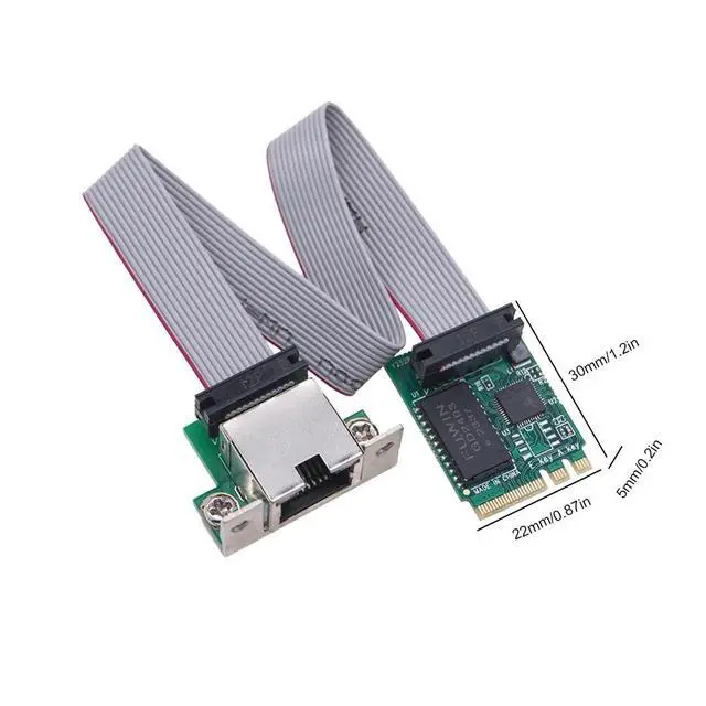 Alt view image 4 of 4 - M.2 A+E Key 2.5G Ethernet Adapter Multi-Gigabit 2.5G/1G/100M M.2 Network Card, Realtek RTL8125B Chipset, Gigabit LAN Module for Desktop/NAS/Embedded Systems