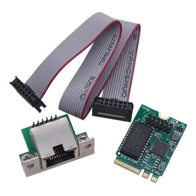 Alt view image 2 of 4 - M.2 A+E Key 2.5G Ethernet Adapter Multi-Gigabit 2.5G/1G/100M M.2 Network Card, Realtek RTL8125B Chipset, Gigabit LAN Module for Desktop/NAS/Embedded Systems