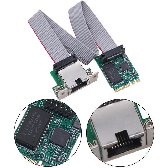 Alt view image 3 of 4 - M.2 A+E Key 2.5G Ethernet Adapter Multi-Gigabit 2.5G/1G/100M M.2 Network Card, Realtek RTL8125B Chipset, Gigabit LAN Module for Desktop/NAS/Embedded Systems
