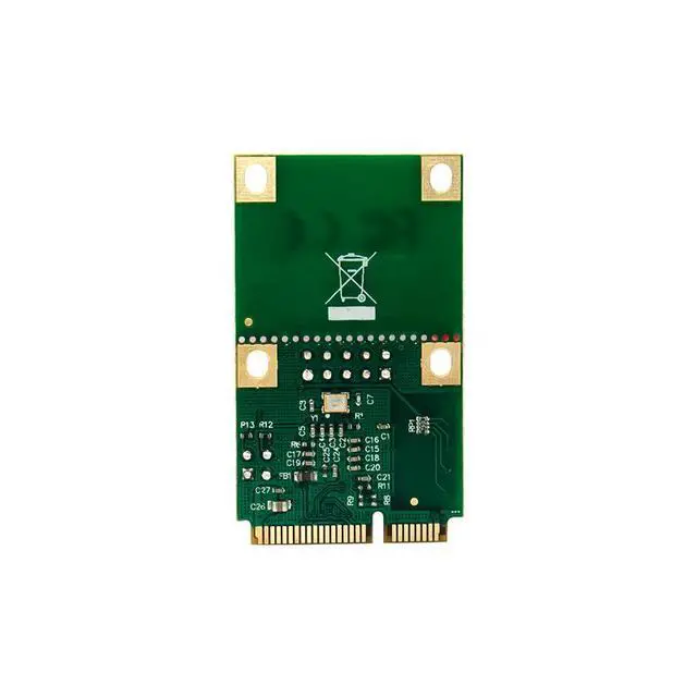 Alt view image 5 of 6 - Mini PCIe Gigabit Network Card 1000M RJ45 Wired LAN Adapter for Desktop / Mini Computers, Full-Height / Half-Height Form Factor, 10/100/1000Mbps - Straight needle style