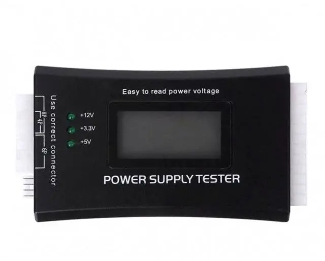 Alt view image 4 of 7 - ATX Power Supply Tester with LCD Display PSU Diagnostic Card, PC Power Supply Detection Instrument, Voltage Tester for Computer Power Supply
