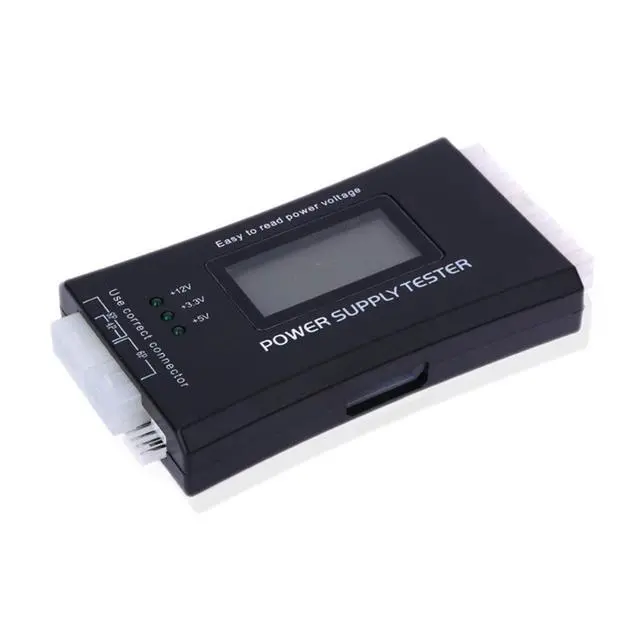 Alt view image 3 of 7 - ATX Power Supply Tester with LCD Display PSU Diagnostic Card, PC Power Supply Detection Instrument, Voltage Tester for Computer Power Supply