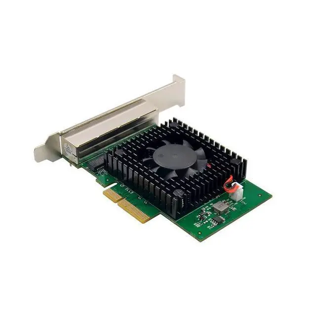 Alt view image 4 of 5 - Intel I225 Chip PCIe x4 2.5G 4-Port Server Network Card 2500Mbps Quad RJ45 Gigabit Ethernet Adapter, 4 x 2.5G LAN Ports, Industrial Camera / Server / Desktop