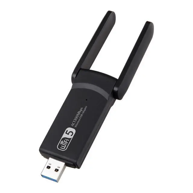 Alt view image 3 of 7 - 1300Mbps Dual-Band USB WiFi Adapter 5.8G / 2.4G AC1300 Wireless Network Card, Driver-Free for Windows 10/11, USB WiFi Receiver for Desktop / Laptop - RTL8812BU