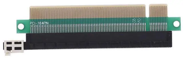 Alt view image 4 of 5 - Industrial-Grade PCIe 16X Test/Protection Riser Card 164-Pin Motherboard Graphics Card Adapter, 16X Slot Extender with Latching Clips for Secure Connection