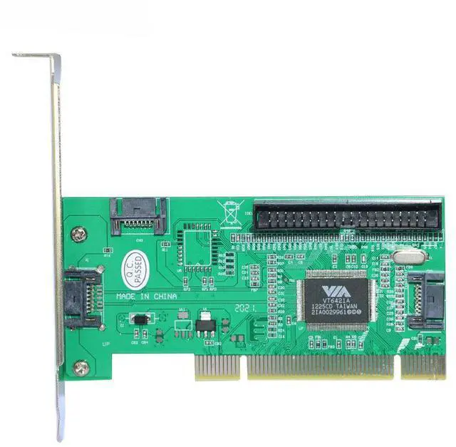 Main image of VIA VT6421 PCI to SATA / eSATA / IDE Adapter Card PCI to SATA + IDE Combo Expansion Card, Desktop Hard Drive Converter for Legacy & SATA HDD/SSD