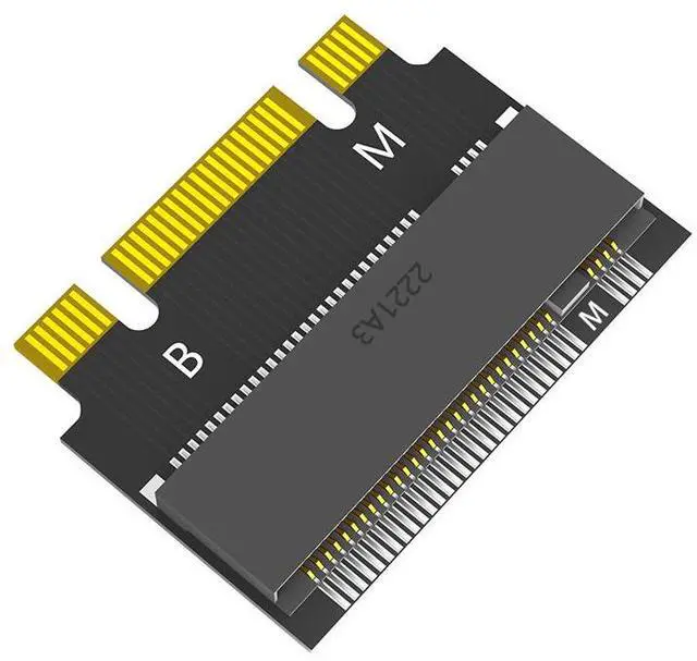 Main image of M.2 SSD 2230 to 2240 Extension Adapter NVMe / NGFF M.2 SSD Length Extender Bracket, 22x30mm to 22x42mm Converter for M.2 2230 SSD to 2240 Slot