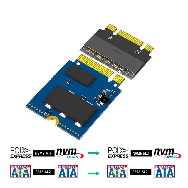 Alt view image 3 of 6 - M.2 SSD 2230 to 2240 Extension Adapter NVMe / NGFF M.2 SSD Length Extender Bracket, 22x30mm to 22x42mm Converter for M.2 2230 SSD to 2240 Slot
