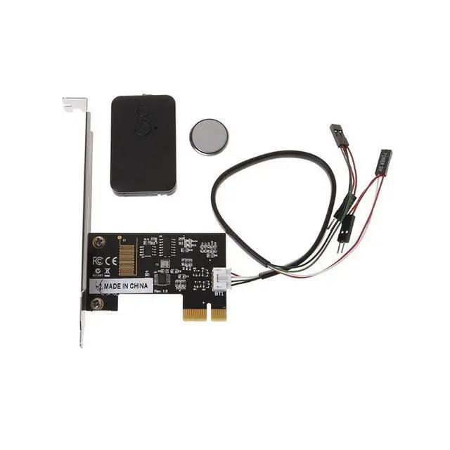 Alt view image 3 of 6 - PCIe Interface Desktop Power Switch for PC External Computer Case On/Off / Reset Button, Motherboard Remote Power Controller for Home / Cybercafé